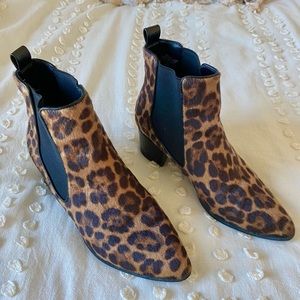 Nine West Women’s Cheetah Ankle Boots
